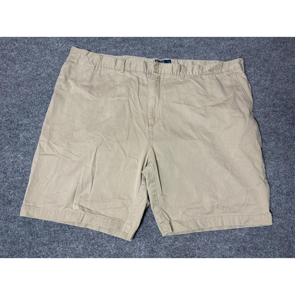 Polo Ralph Lauren Chino Shorts Mens 52 B Big Prospect 10" Inseam Beige Casual